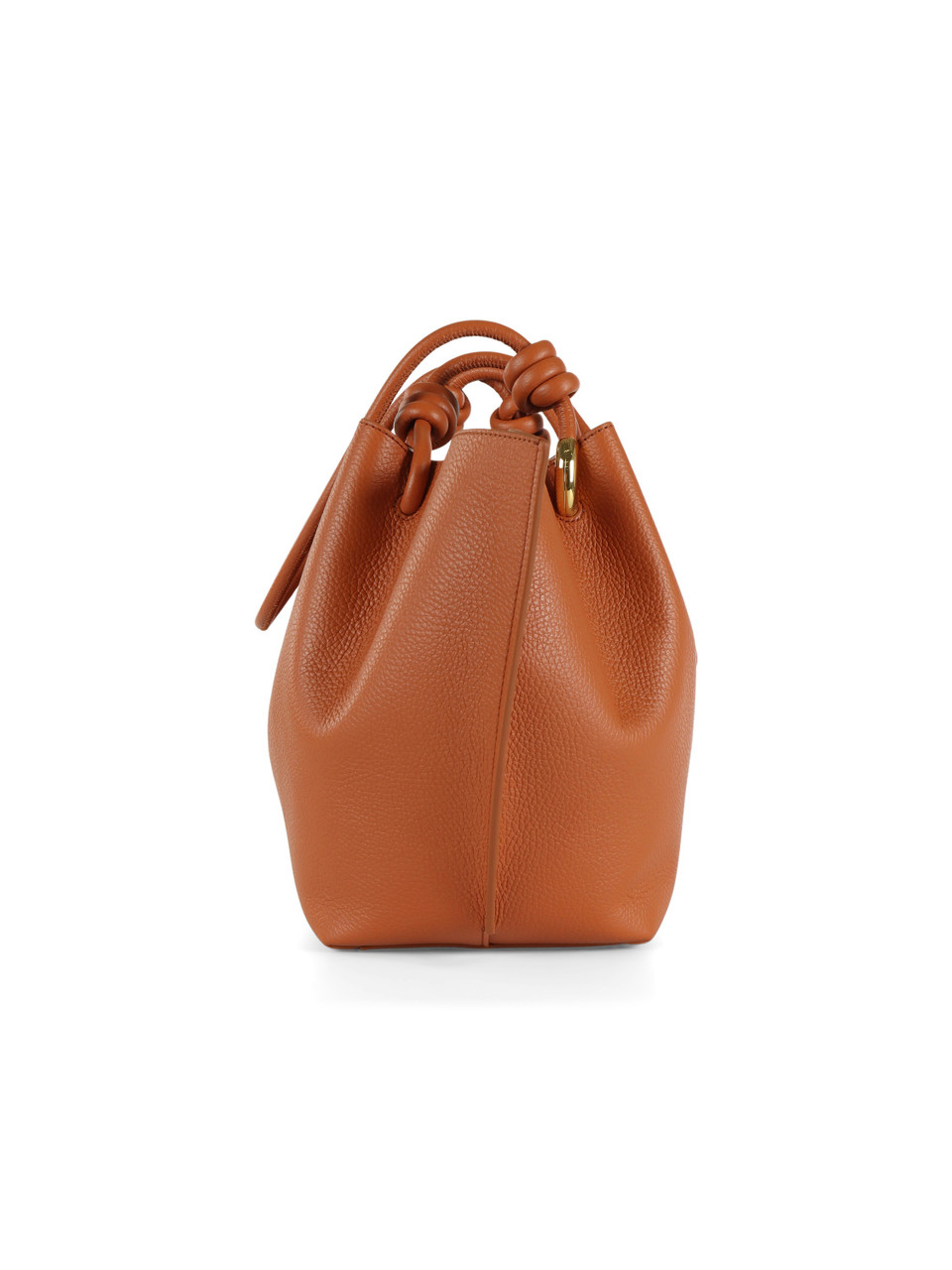 TERRACOTTA | Borsa a spalla in pelle martellata FINN Medium