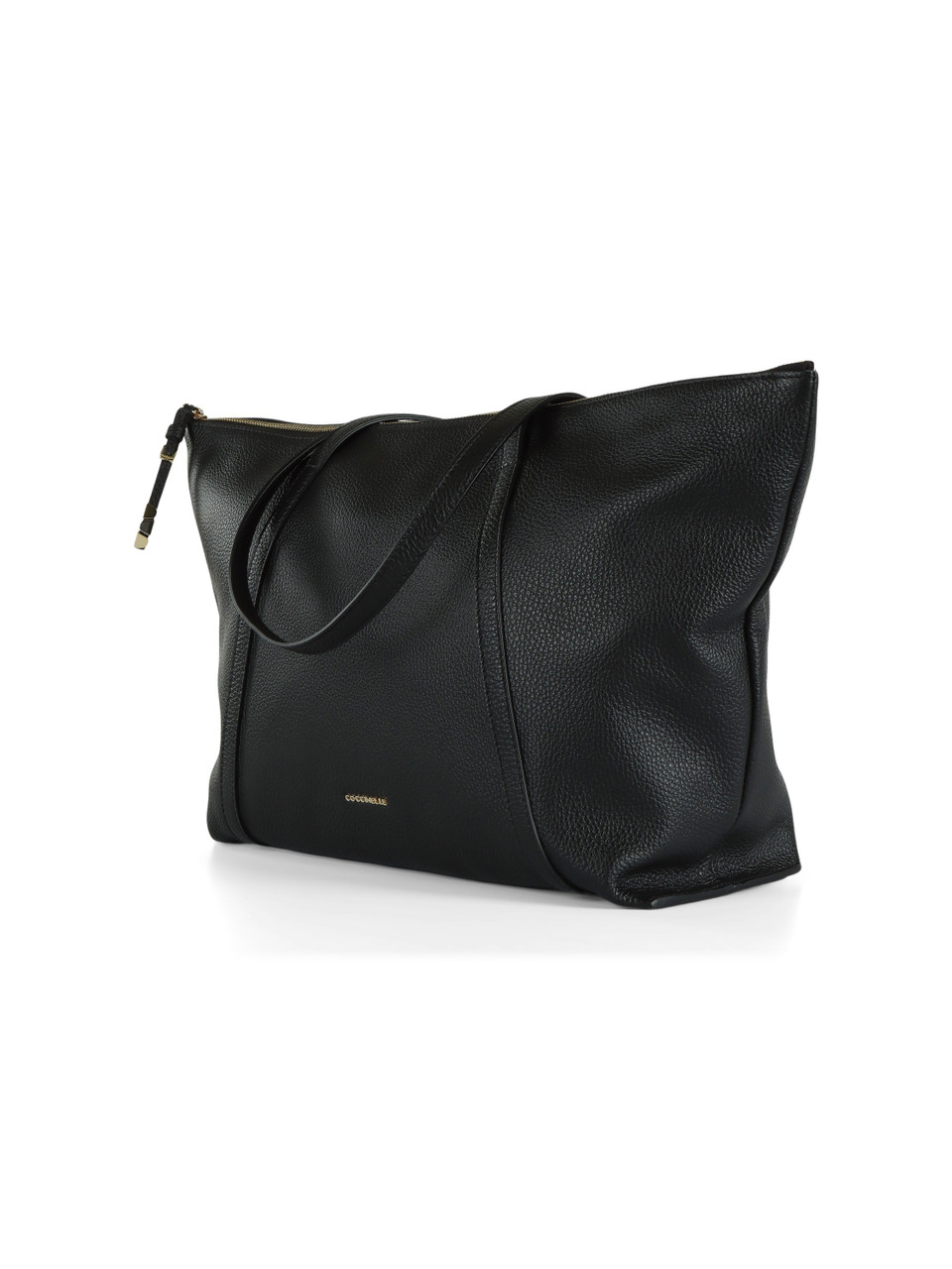 NERO | Borsa a spalla in pelle martellata NORY Large