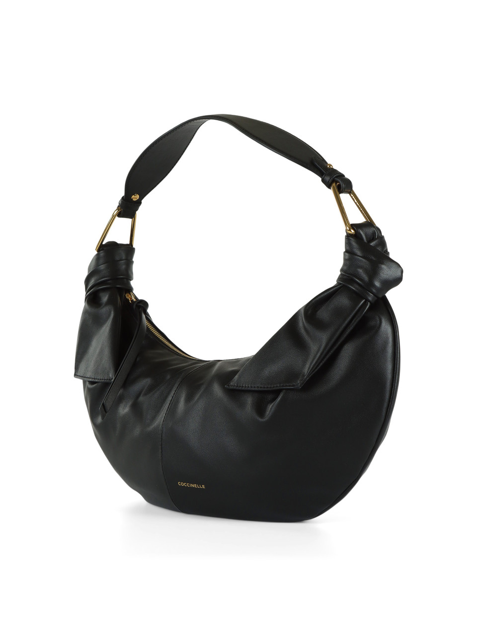NERO | Borsa a spalla in pelle FUROSHIKI Medium