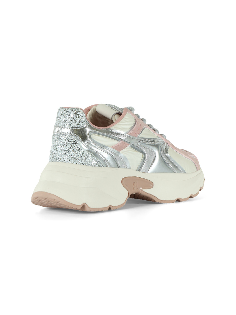 Silber | Sneakers DALIA 11 mit Glitzer an der Rückseite