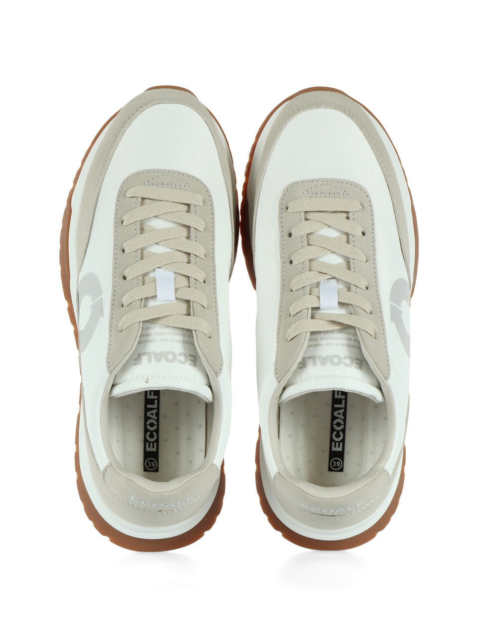 BIANCO | Sneakers in ecopelle e tessuto riciclato VENTURA