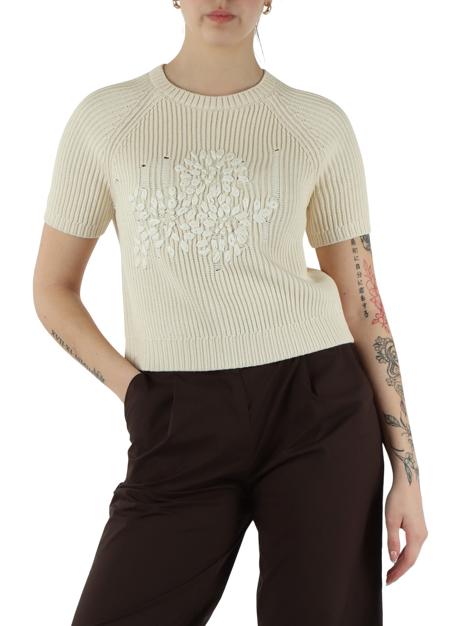 PANNA | BETTER: Maglia manica corta in filato di cotone