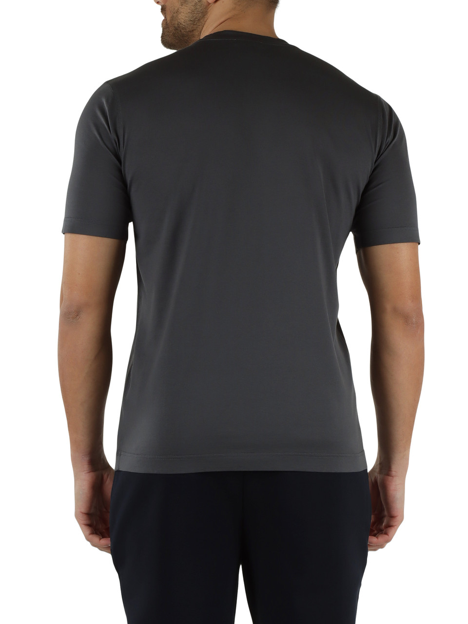 DUNKELGRAU | Garment Dyed Baumwoll-T-Shirt