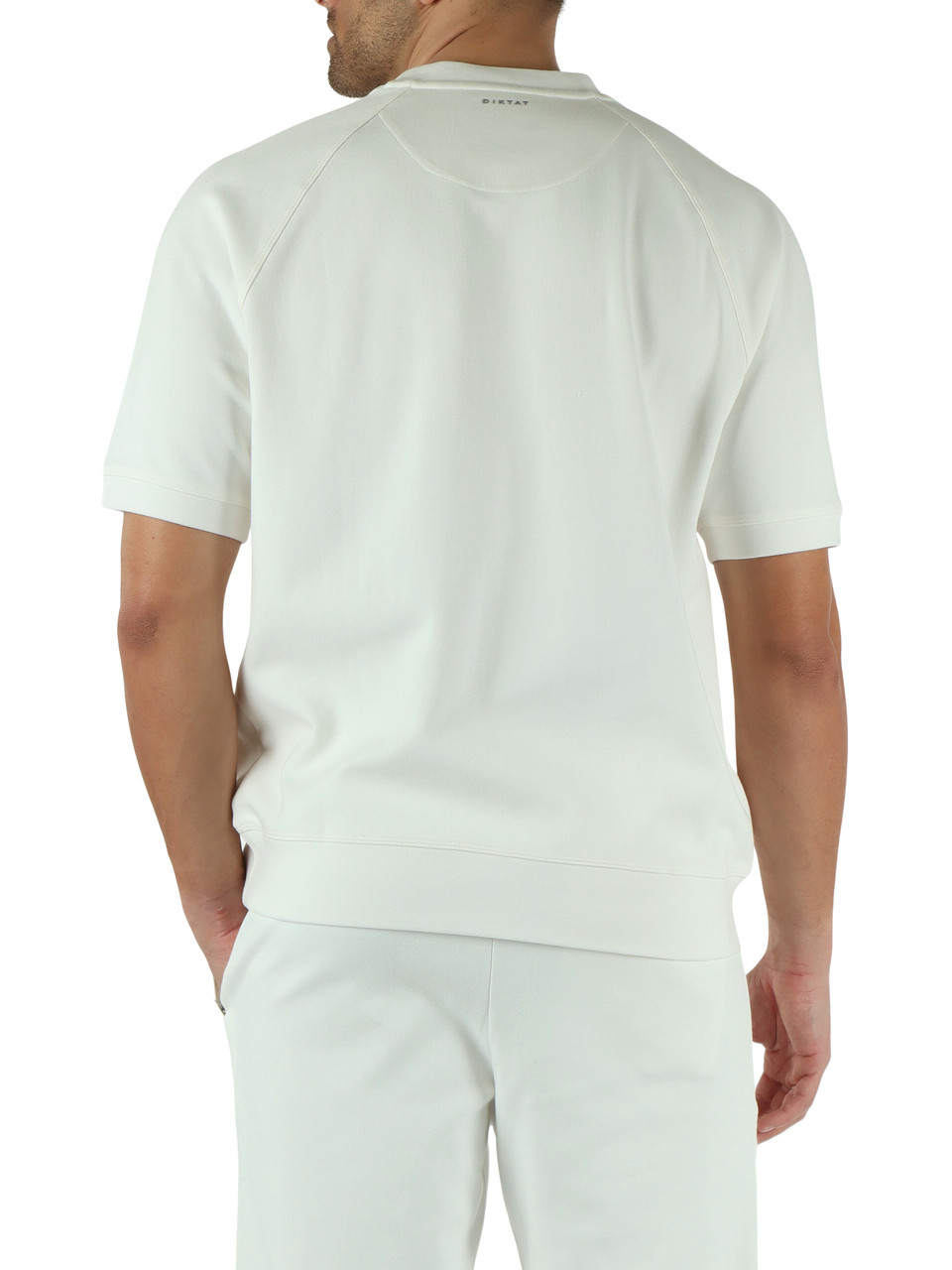 WEISS | Kurzarm-Sweatshirt Second Skin