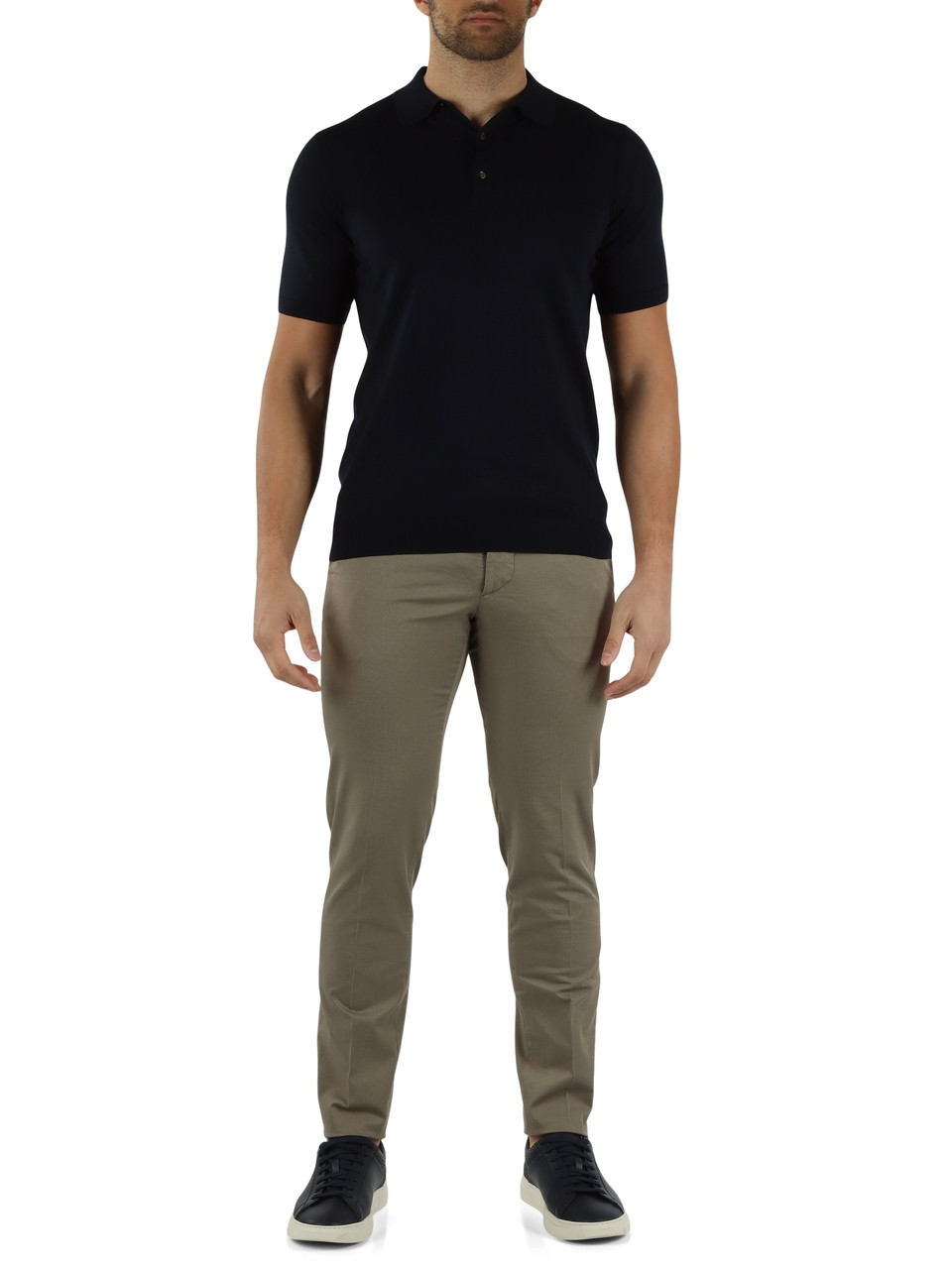 TORTORA | Pantalone MC-BRAD/2134 Lungo in misto cotone