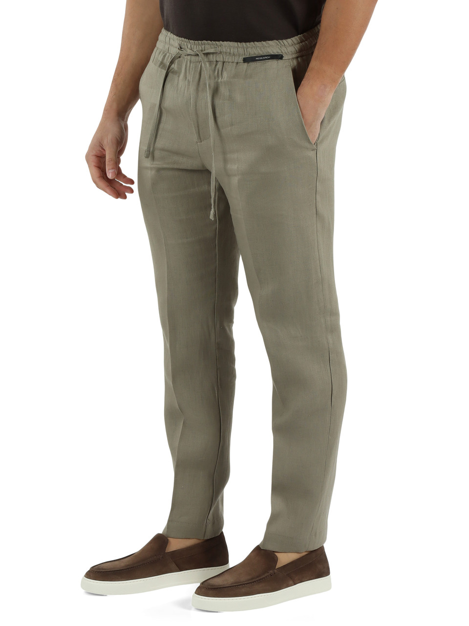 ARGILLA | Pantalone in lino MC-ADAM/3259 Research