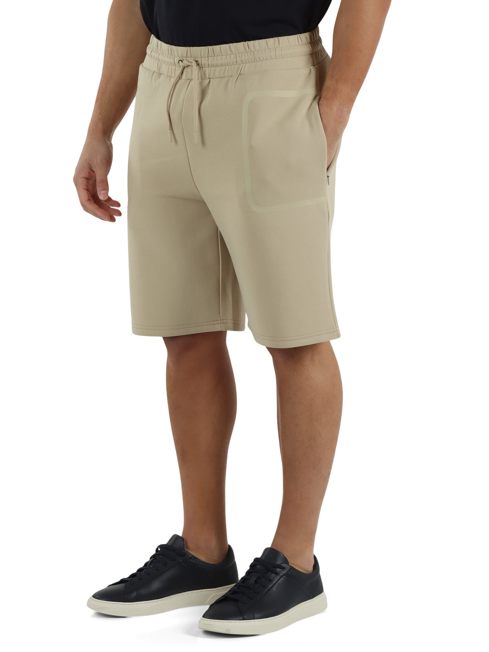 BEIGE | Pantaloncini sportivi in misto cotone MITCHEL 03 Transeasonal
