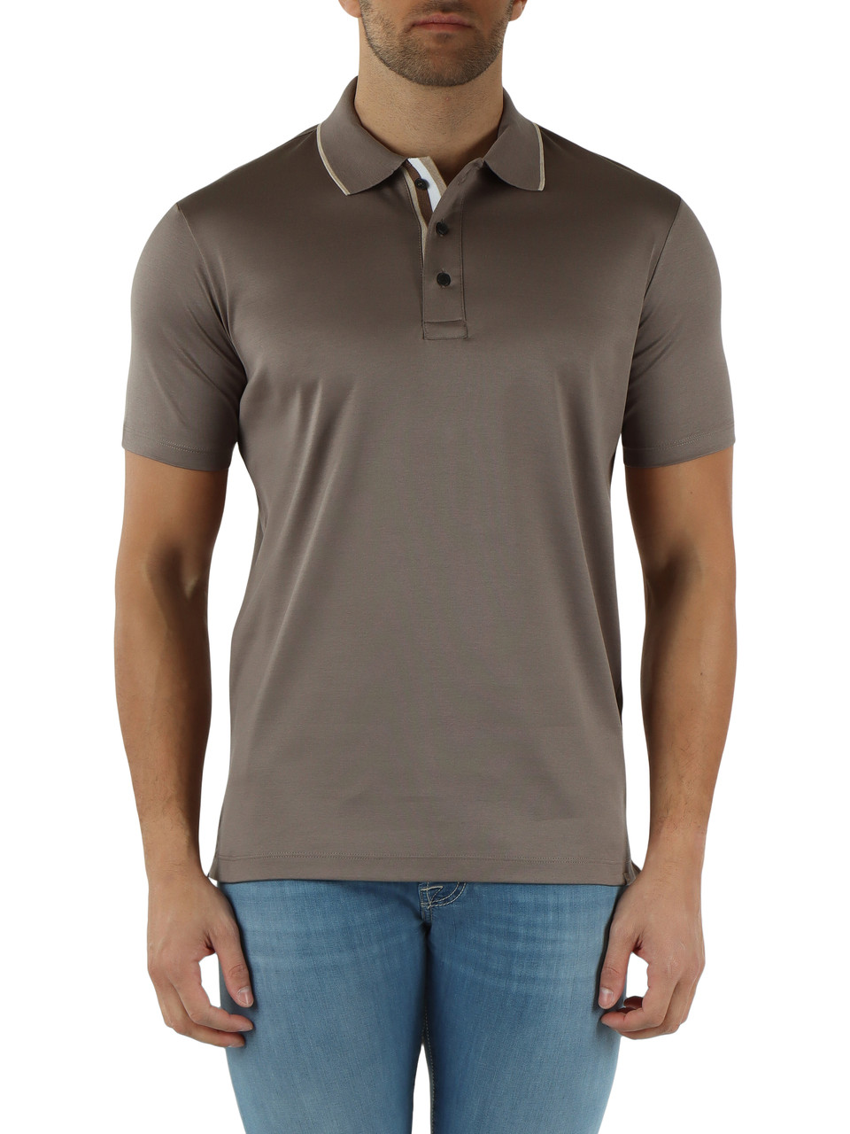 TORTORA | Polo in cotone Aqua Touch