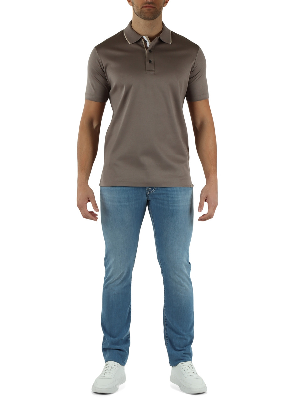 TORTORA | Polo in cotone Aqua Touch