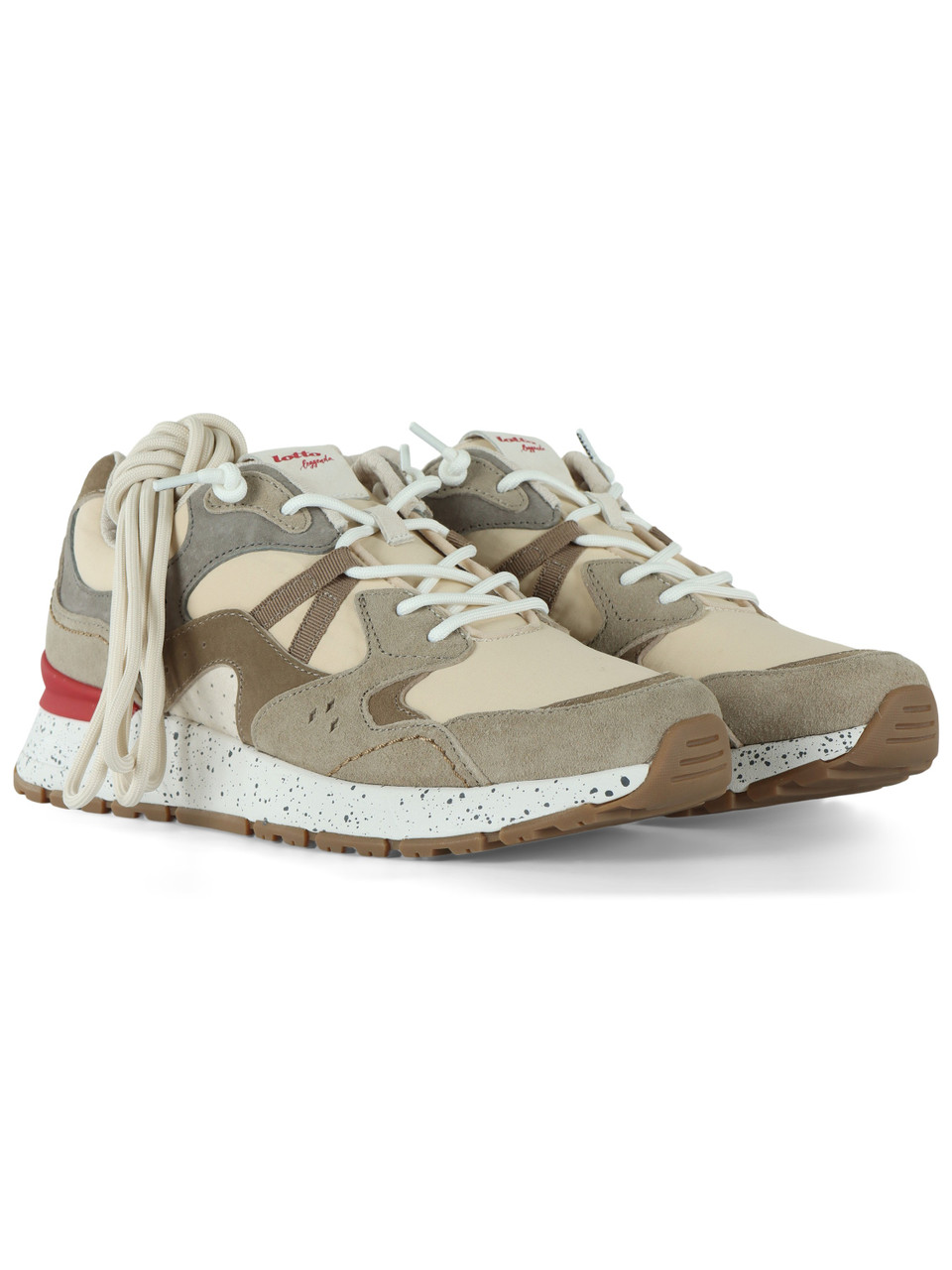 BEIGE | LEGGENDA: Sneakers in pelle e tessuto TOKYO SHINJUKO