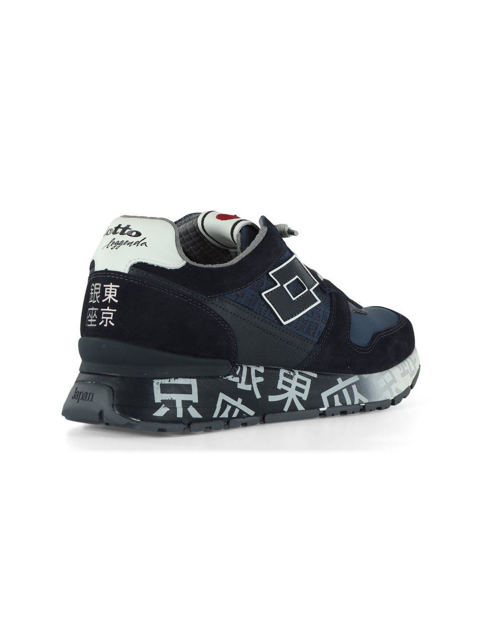 BLU | LEGGENDA: Sneakers in pelle e tessuto TOKYO GINZA SHADED