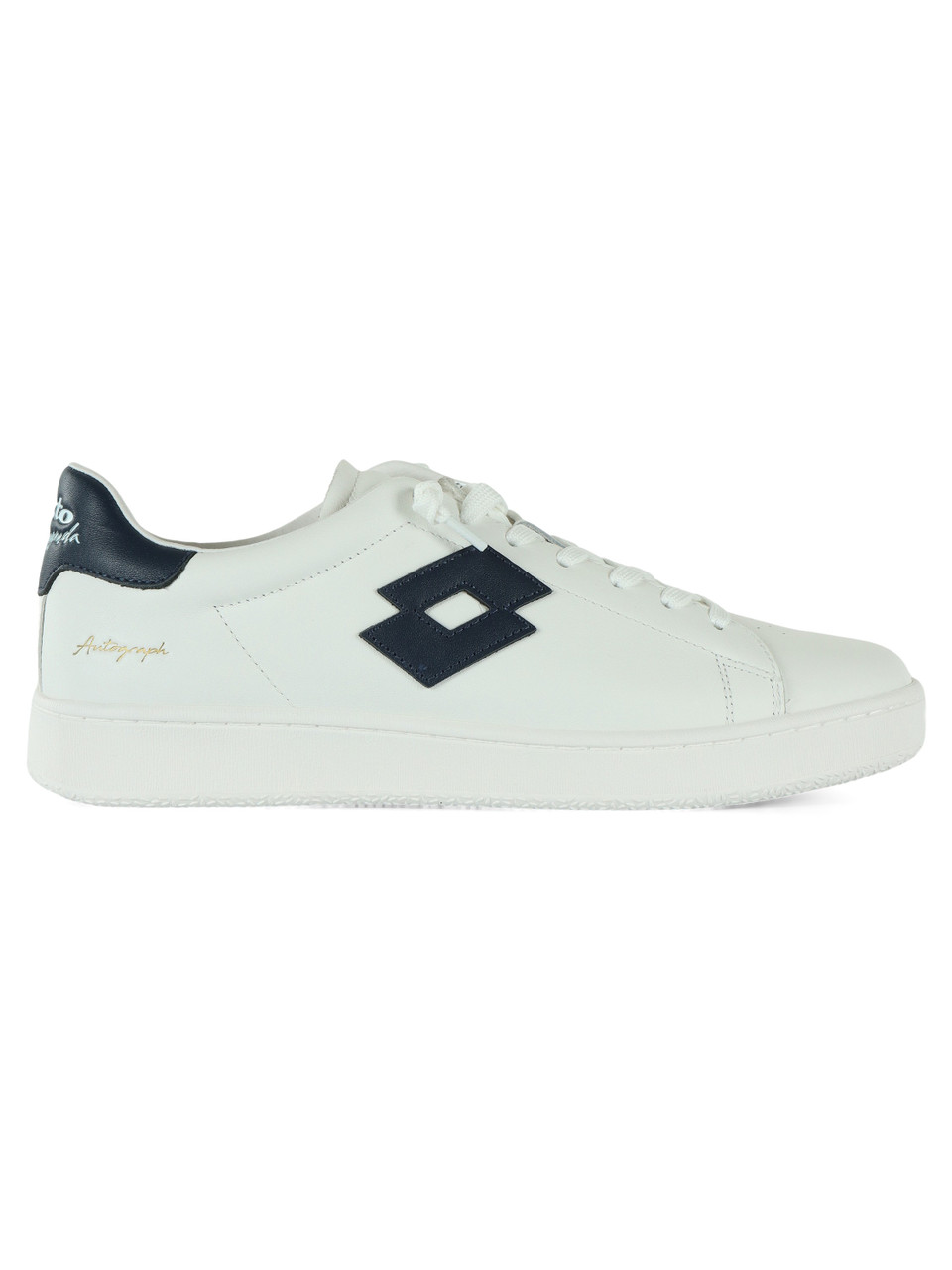 WEISS | LEGENDE: Sneakers aus Leder AUTOGRAPH