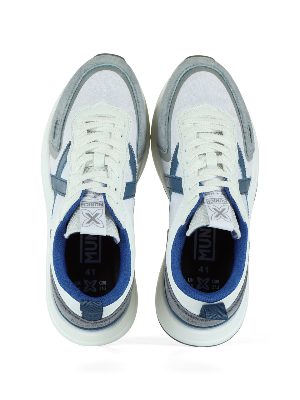BIANCO | Sneakers in pelle e tessuto SPEED 16