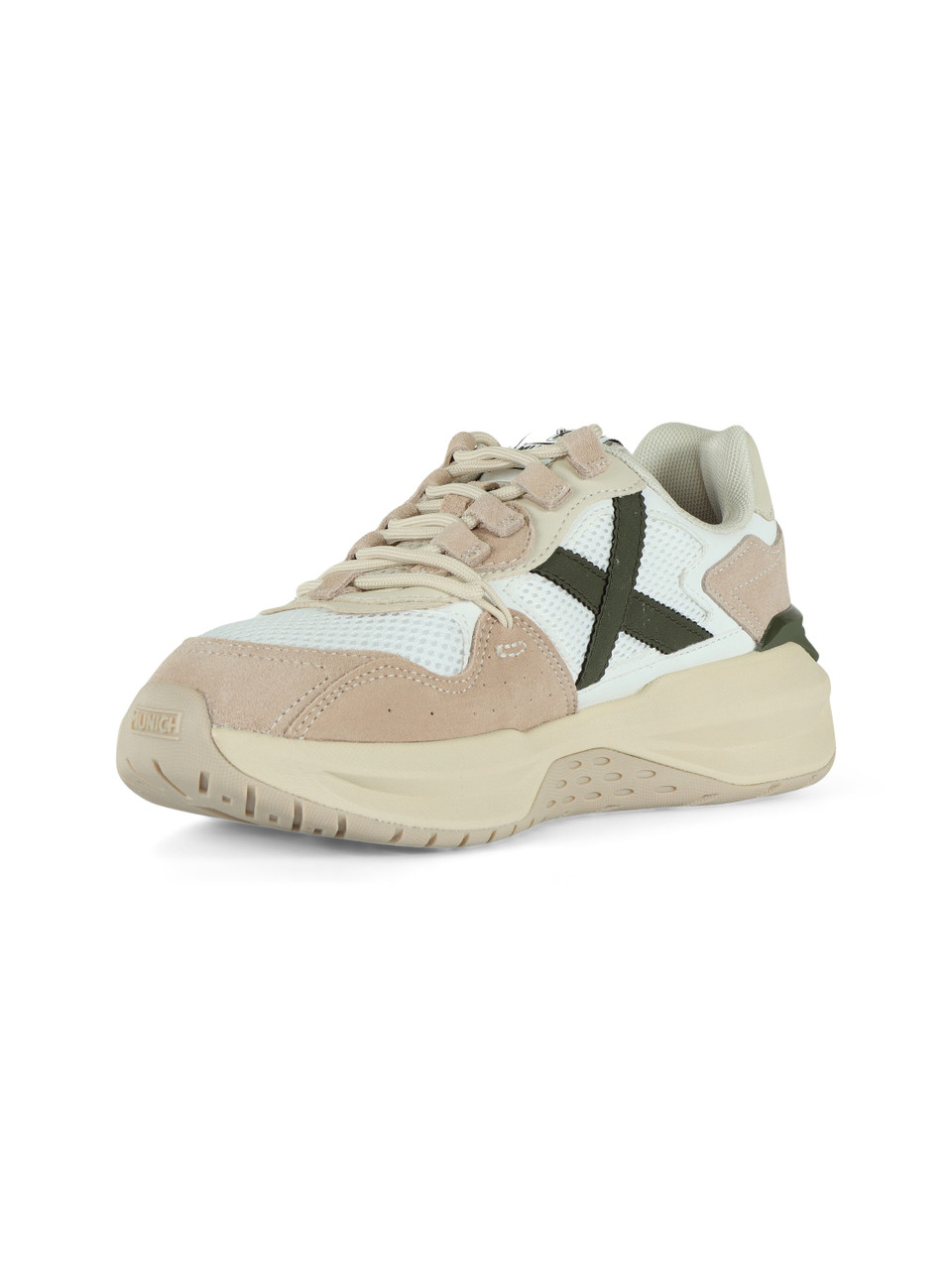 BEIGE | Sneakers aus Leder und Stoff NEXA 20