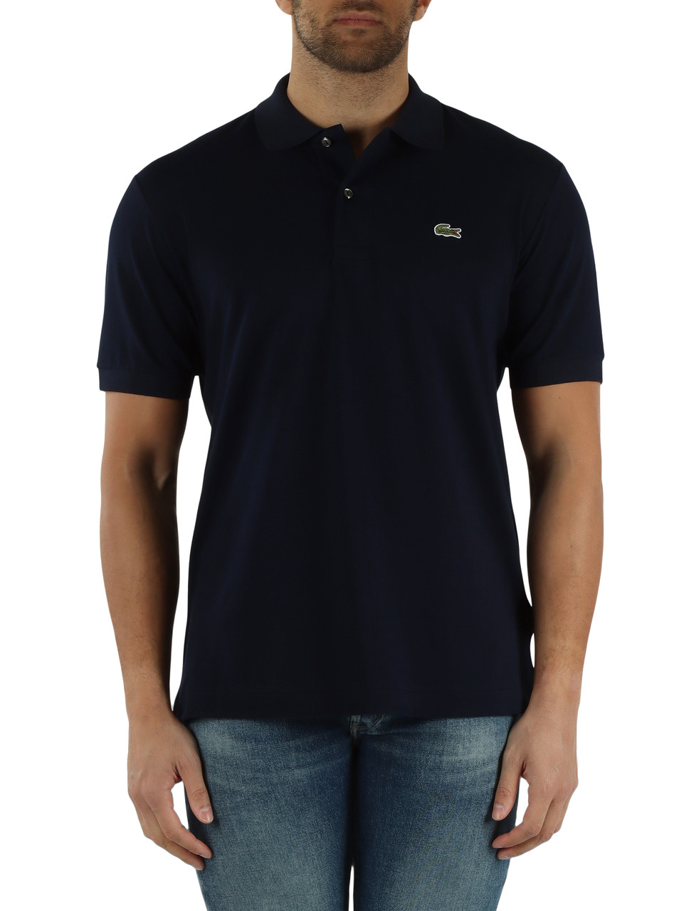 Dunkelblau | Polo L.12.12 Light Classic Fit aus Baumwoll-Piqué-Mischung
