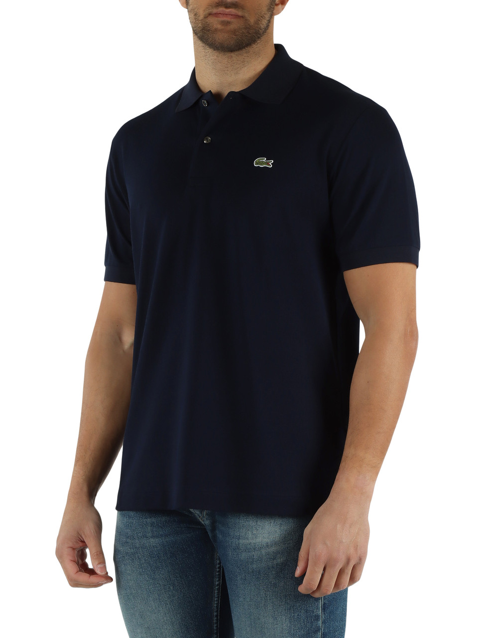 BLU SCURO | Polo L.12.12 Light Classic fit in misto cotone piquet