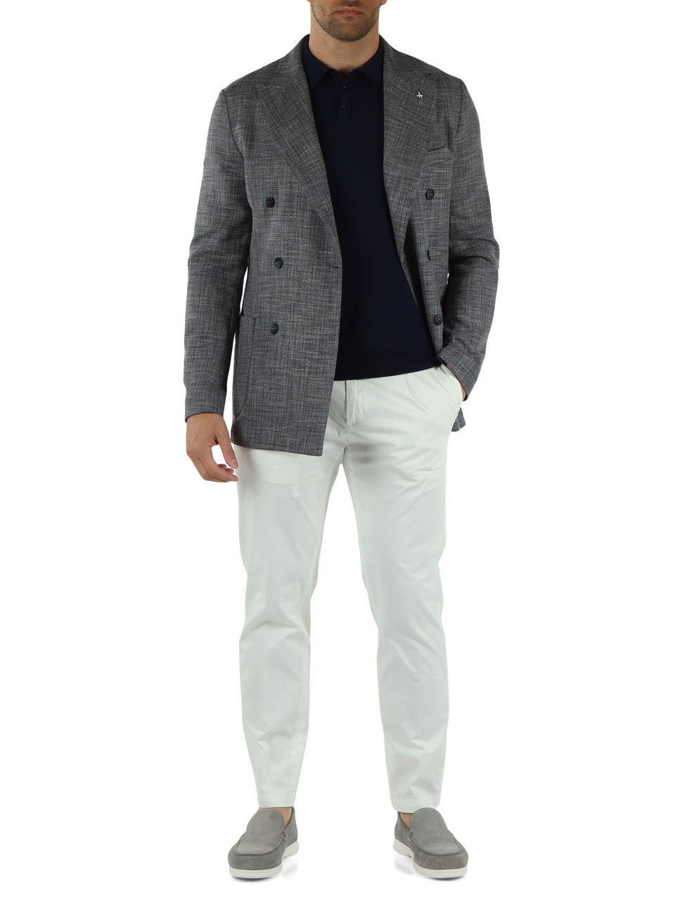 OFF WHITE | Pantalone BERLINO in cotone stretch