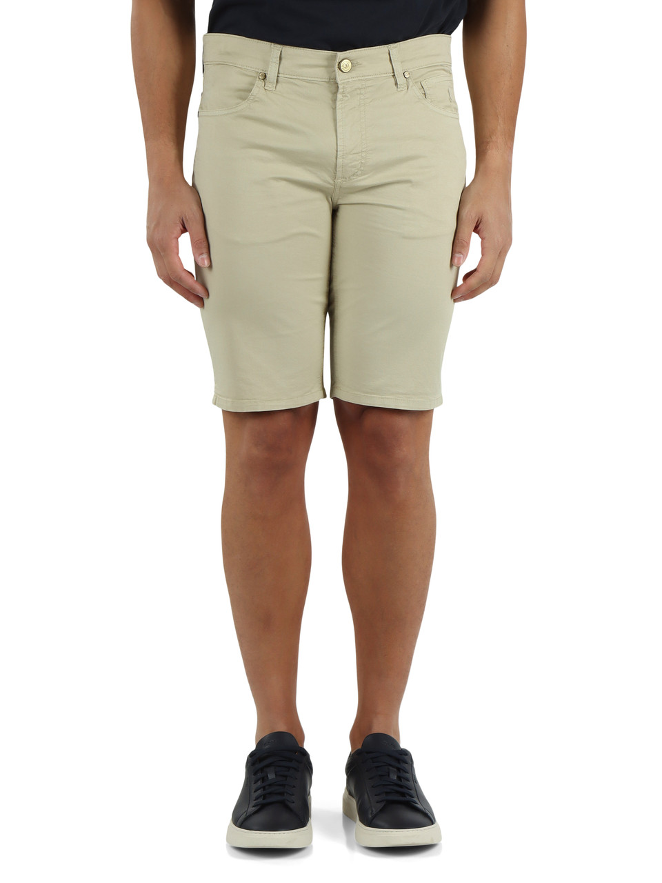 BEIGE | Bermuda slim fit JO' in cotone stretch