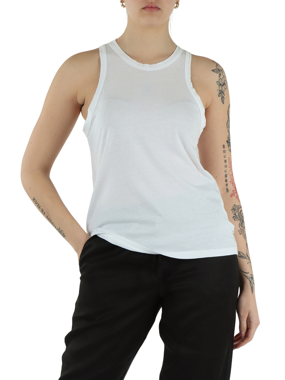 WEISS | Regeneratives Baumwolltanktop MINDEN