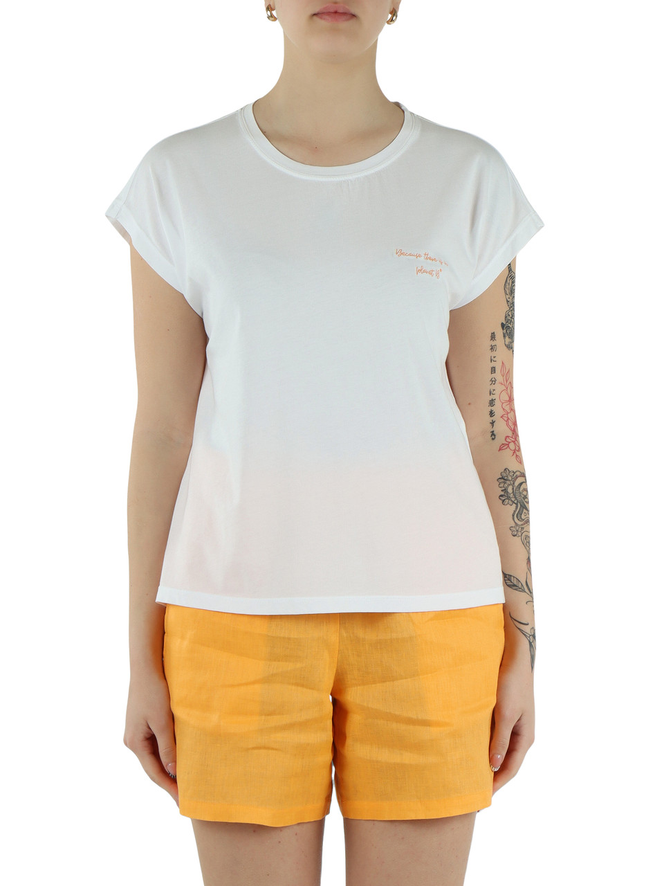 BIANCO | T-shirt girocollo in cotone NAMUR