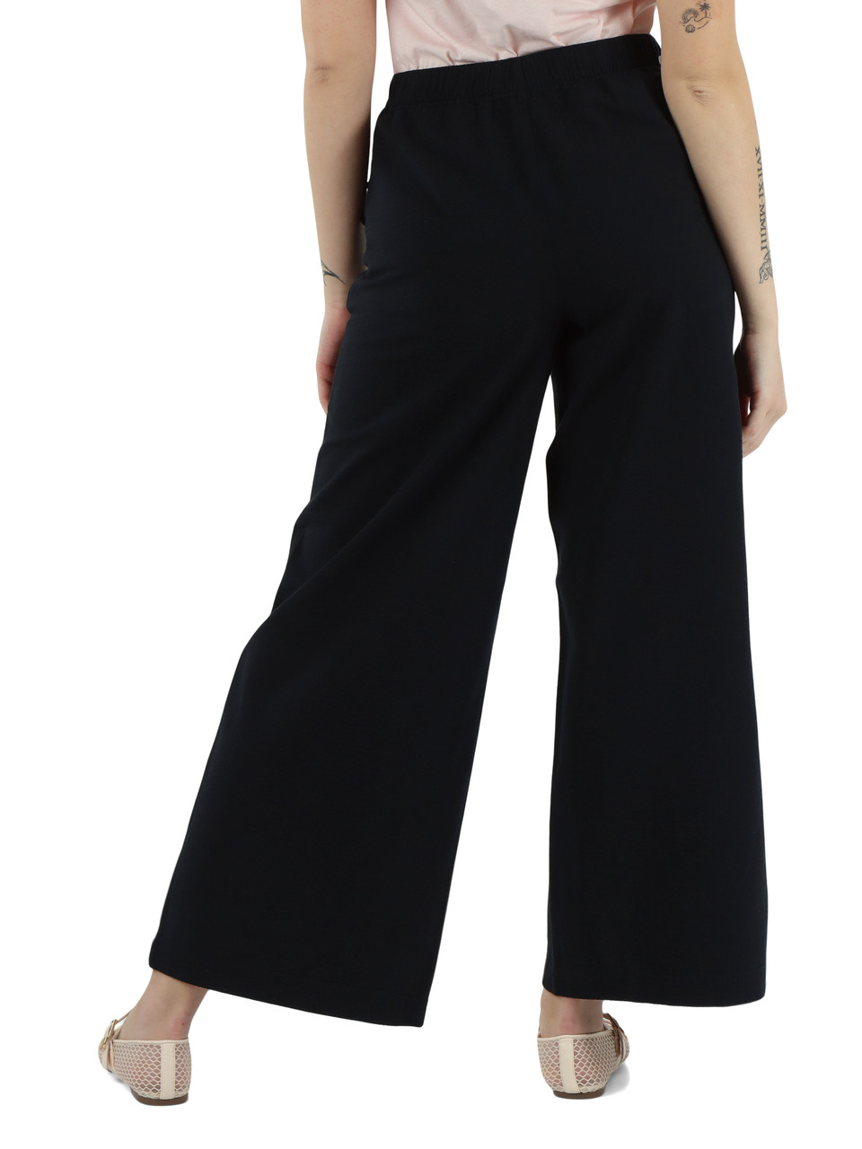 Dunkelblau | MOSS Hose aus Seersucker-Baumwolle