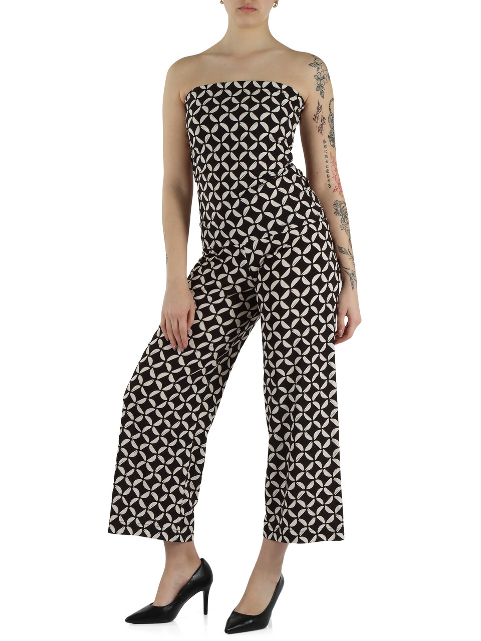 NERO | Top a fascia in viscosa stretch