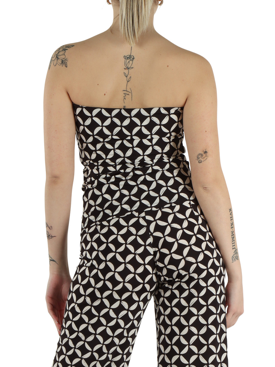 NERO | Top a fascia in viscosa stretch