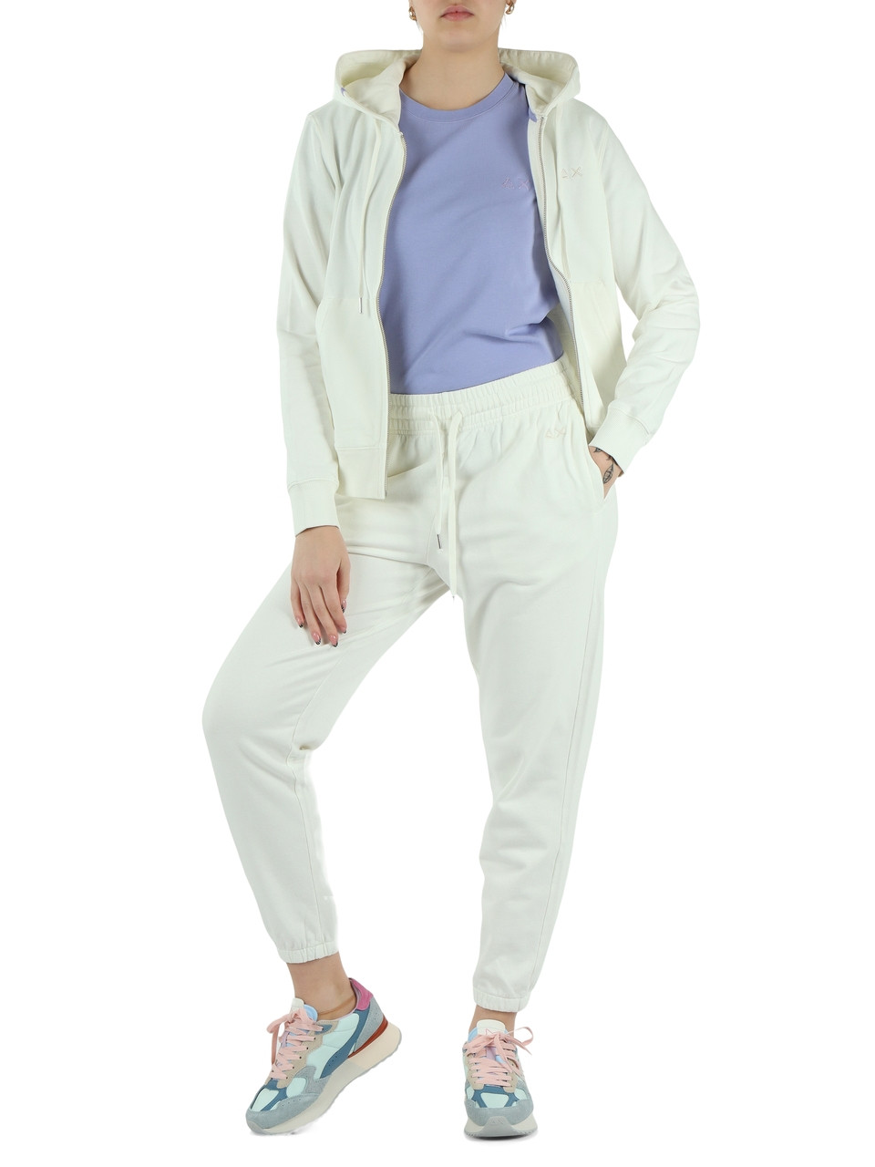 OFF WHITE | Pantaloni sportivi in cotone garzato