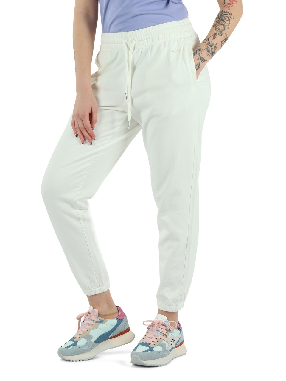 OFF WHITE | Pantaloni sportivi in cotone garzato