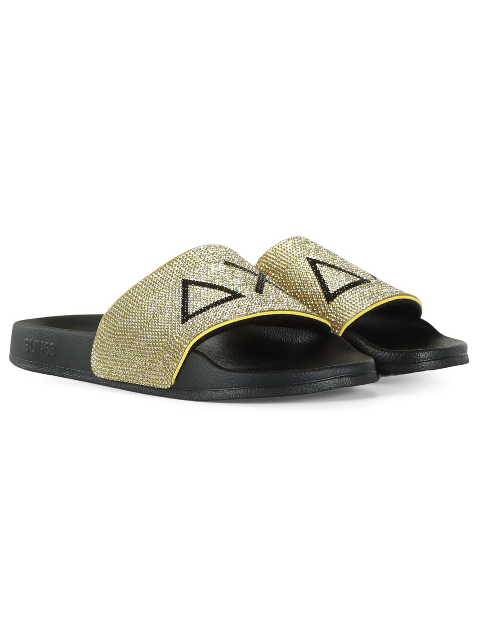 ORO | Ciabatte SLIPPERS STRASS LOGO