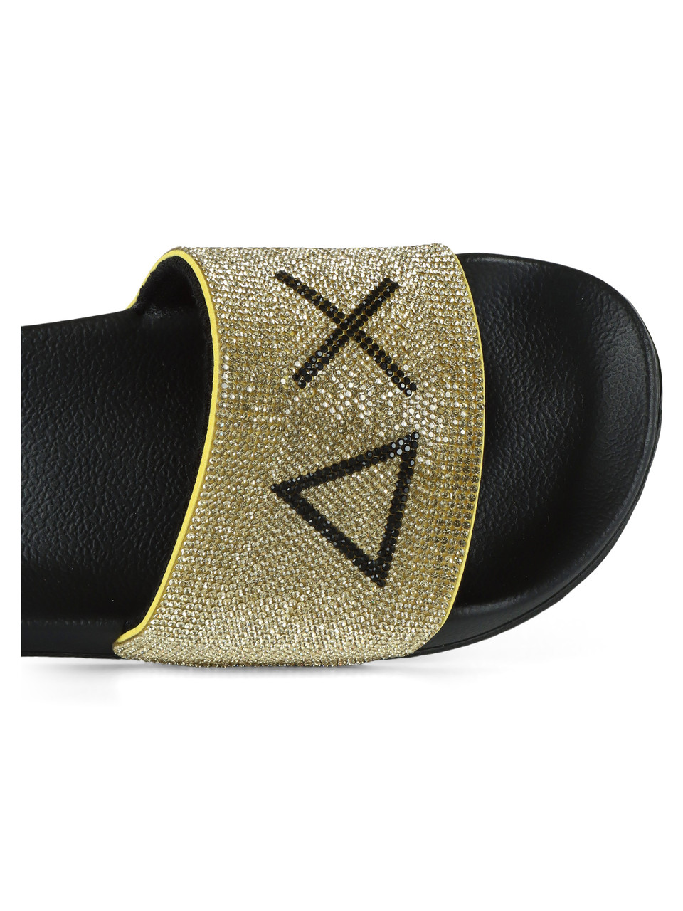 ORO | Ciabatte SLIPPERS STRASS LOGO