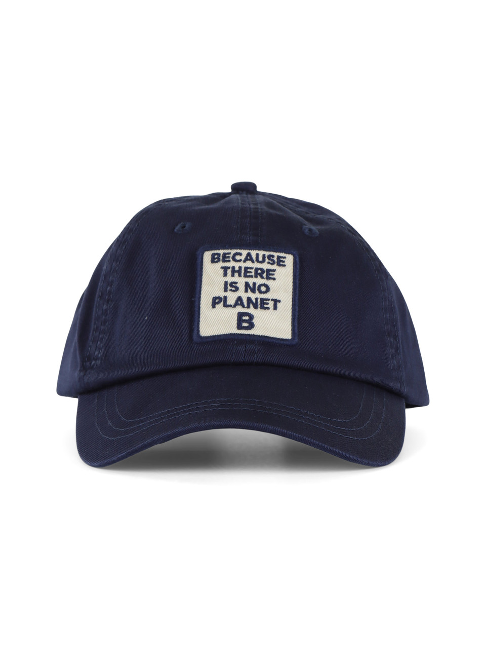 BLU | Cappello in cotone con patch logo frontale