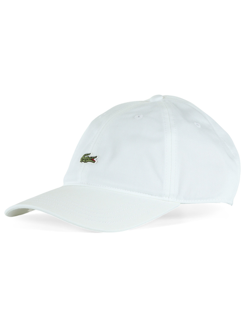 BIANCO | Cappellino in cotone con patch logo frontale