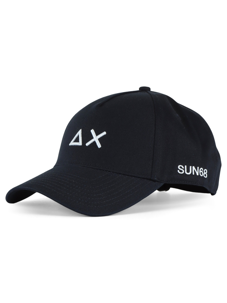 BLU SCURO | Cappellino in cotone con ricamo logo