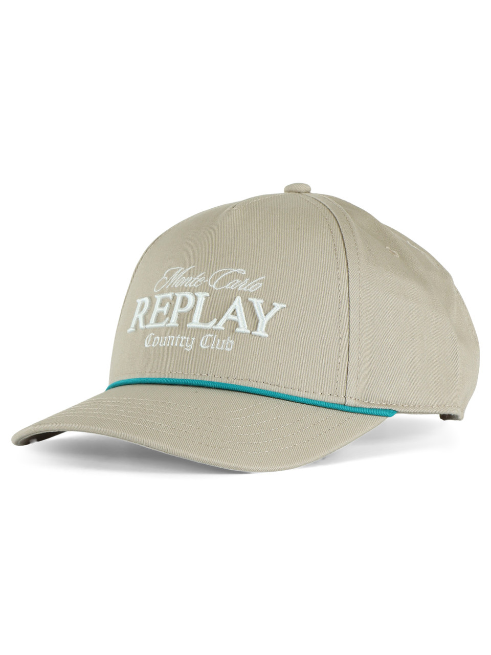 BEIGE | MCCC Kollektion:: Baumwollkappe mit Logostickerei