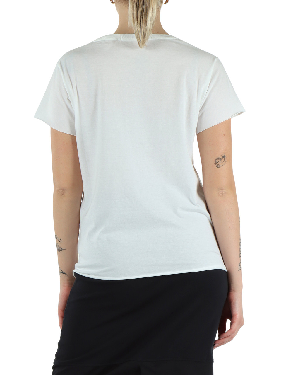 OFF WHITE | T-shirt in cotone con scritta logo frontale