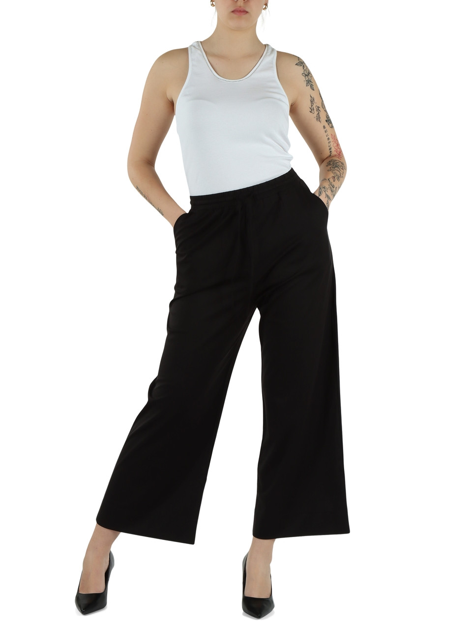NERO | Pantalone MODICO in misto viscosa e lyocell