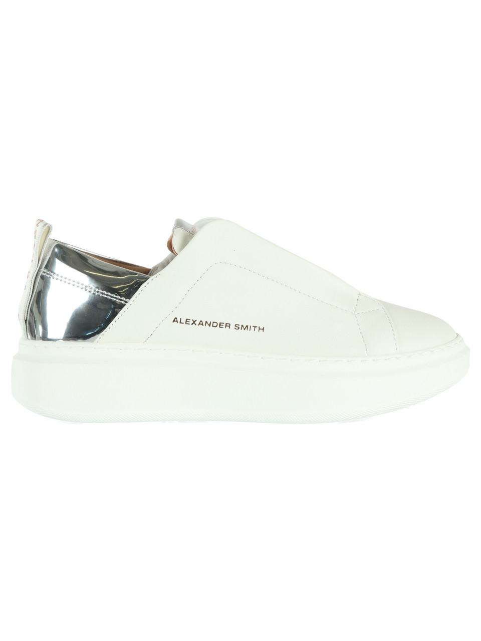 ARGENTO | Sneakers slip on WEMBLEY in pelle