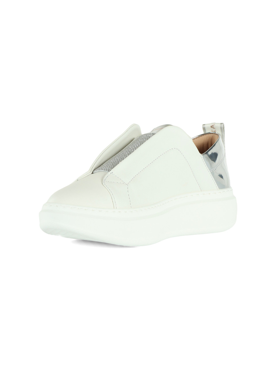 ARGENTO | Sneakers slip on WEMBLEY in pelle
