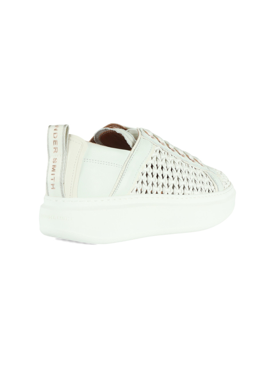 BIANCO | Sneakers WEMBLEY in pelle intrecciata
