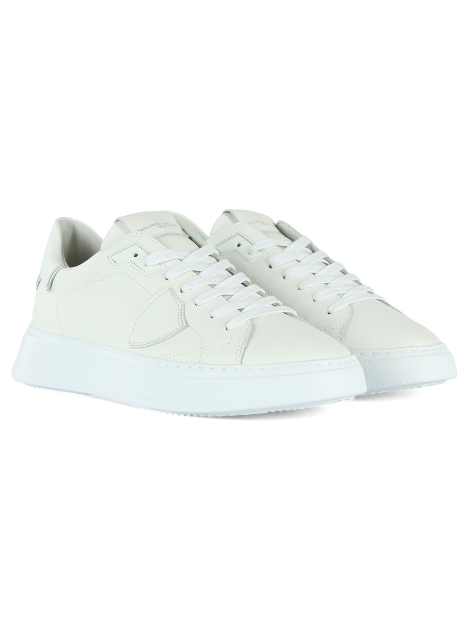 BIANCO | Sneakers in pelle TEMPLE LOW