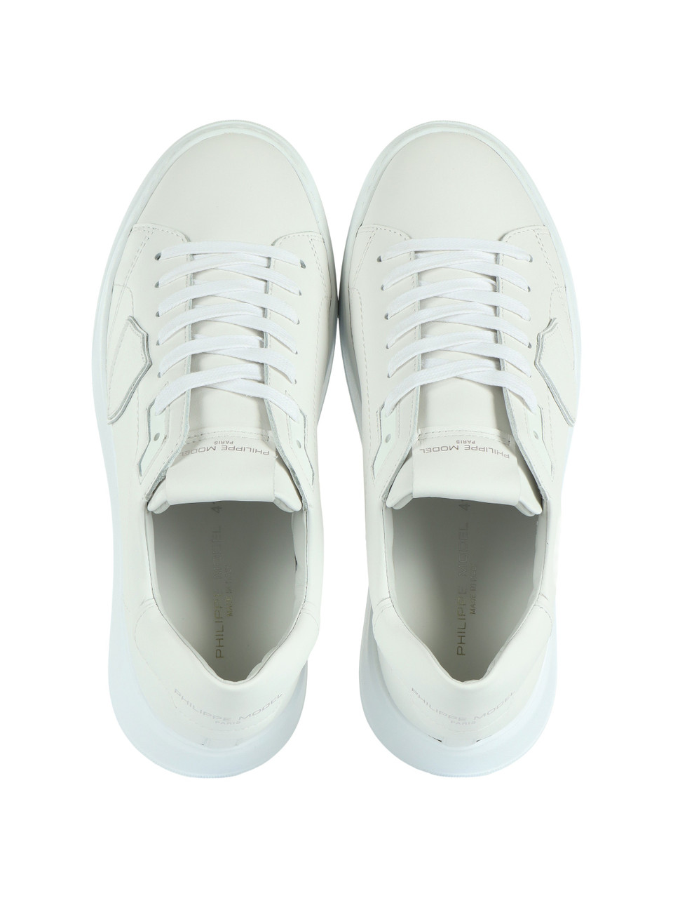 BIANCO | Sneakers in pelle TEMPLE LOW