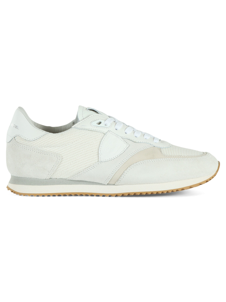 BIANCO | Sneakers in pelle e tessuto BLVILLE LOW