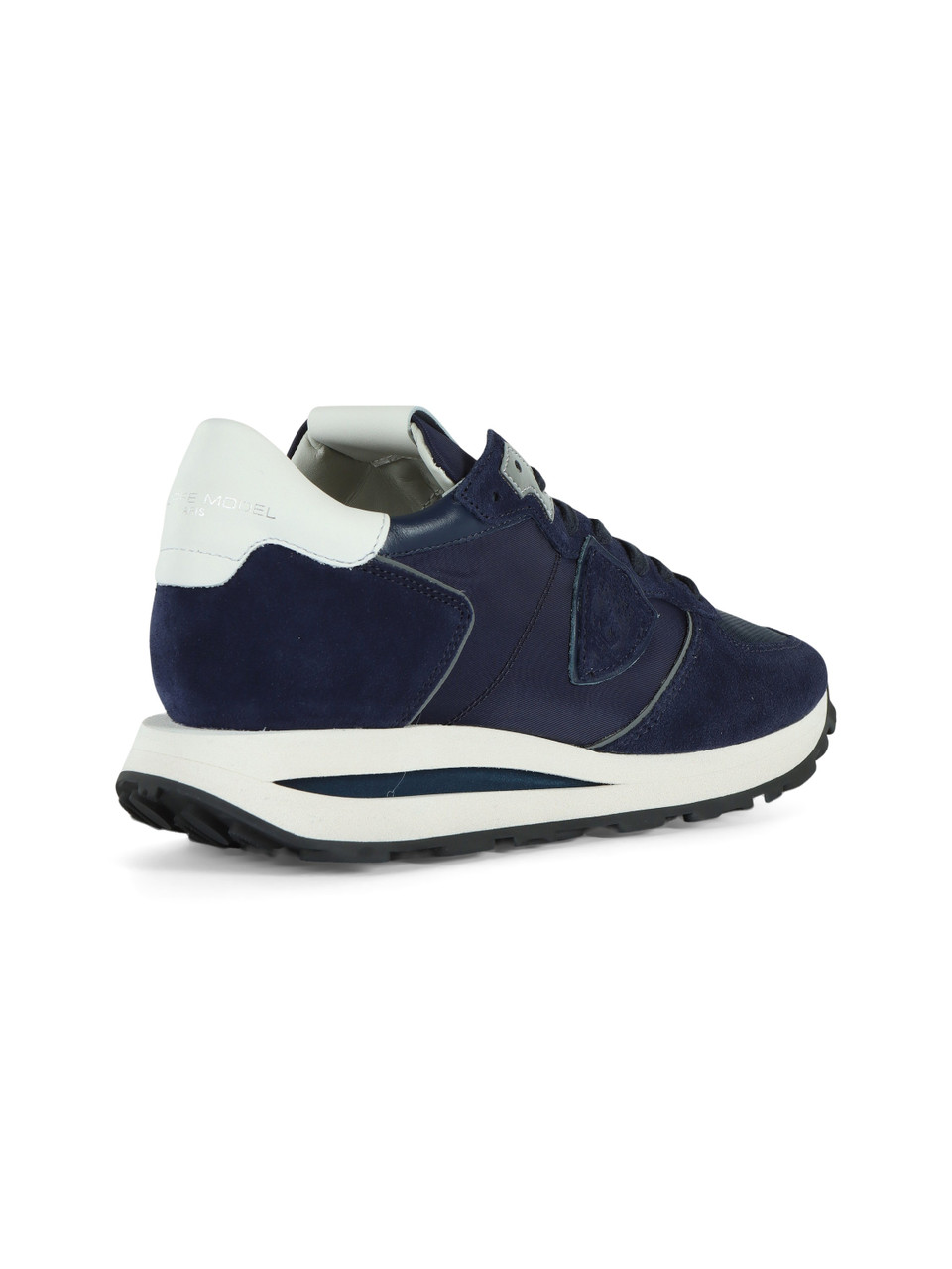 BLU SCURO | Sneakers in pelle e tessuto TROPEZ HAUTE LOW