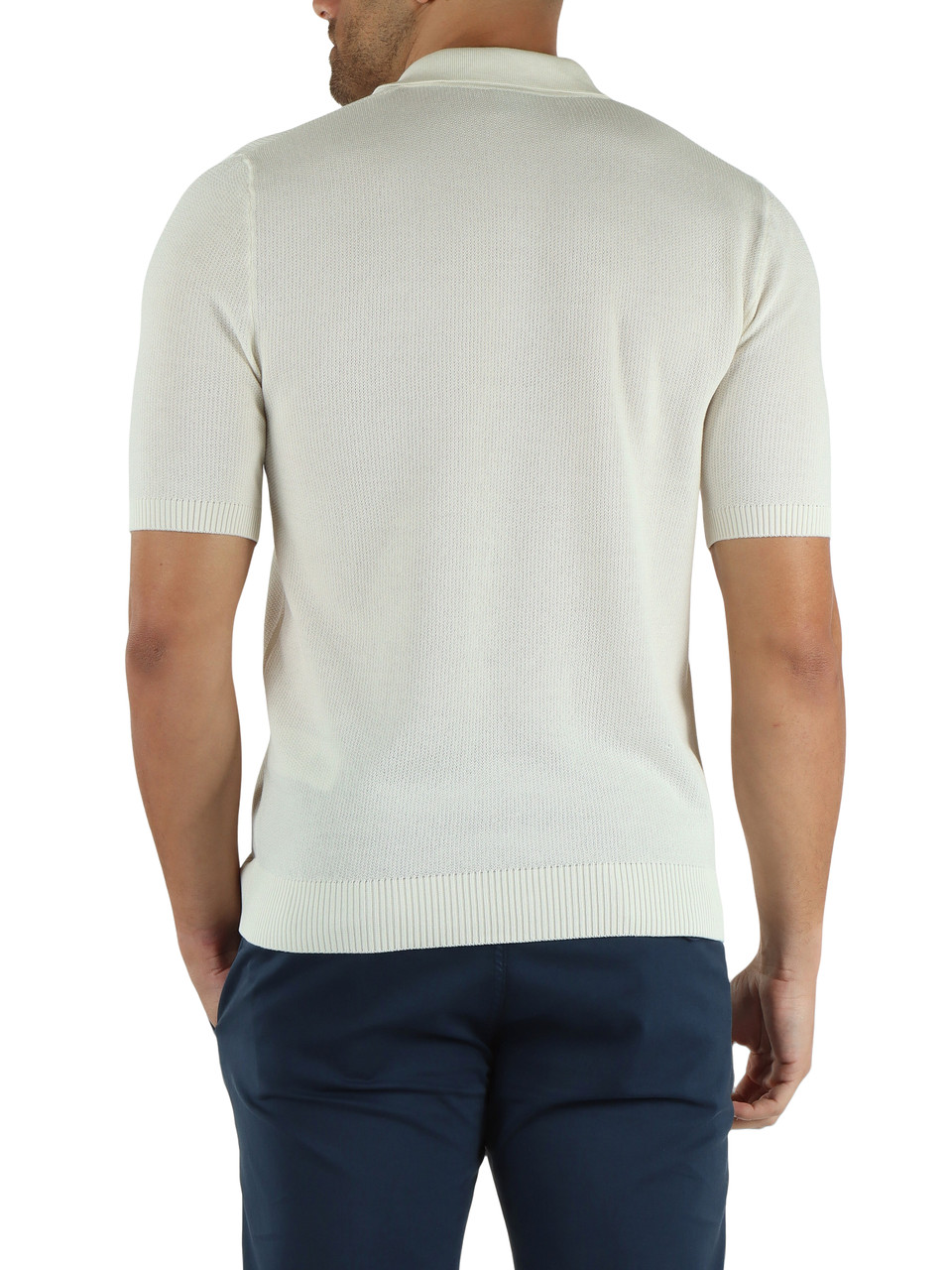 PANNA | Polo derby regular fit in maglina di cotone