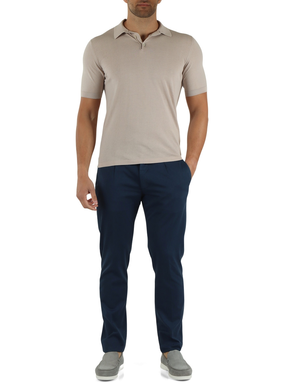 ROSA | Polo regular fit in crepe cotton