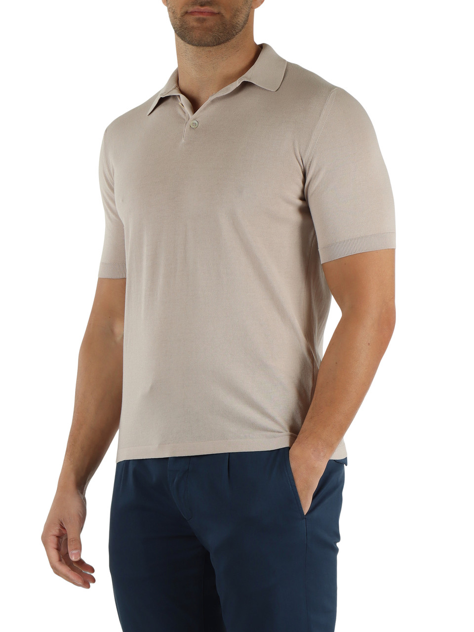 ROSA | Polo regular fit in crepe cotton