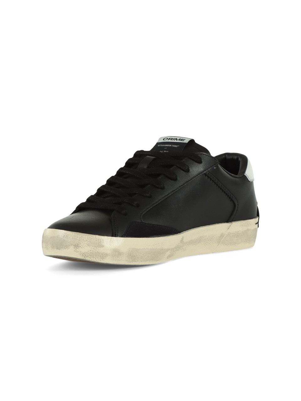 NERO | Sneakers DISTRESSED in pelle effetto vintage
