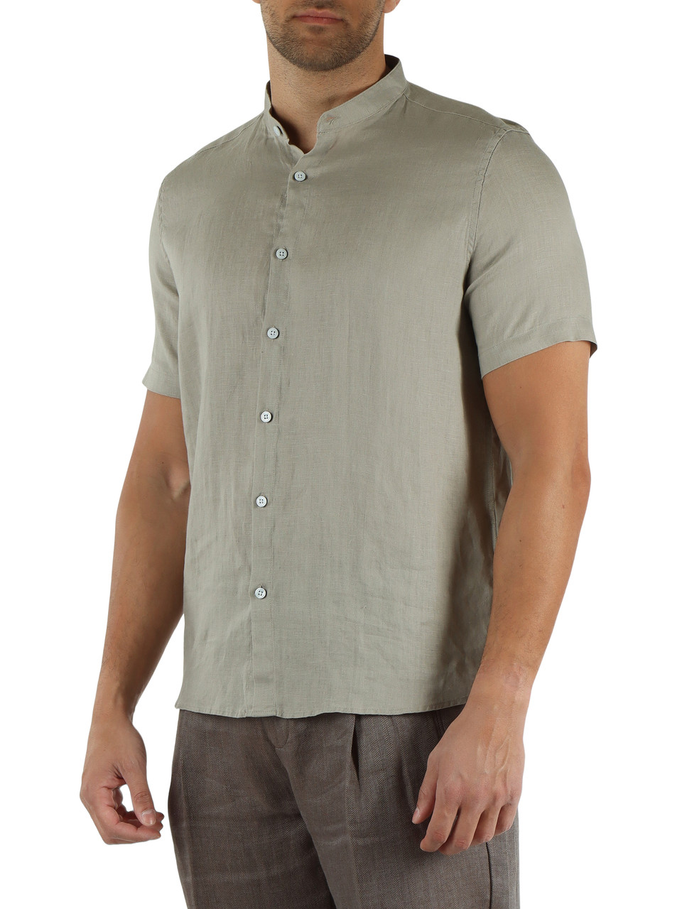TORTORA | Camicia in lino HE1430005 Techno Sartorialist