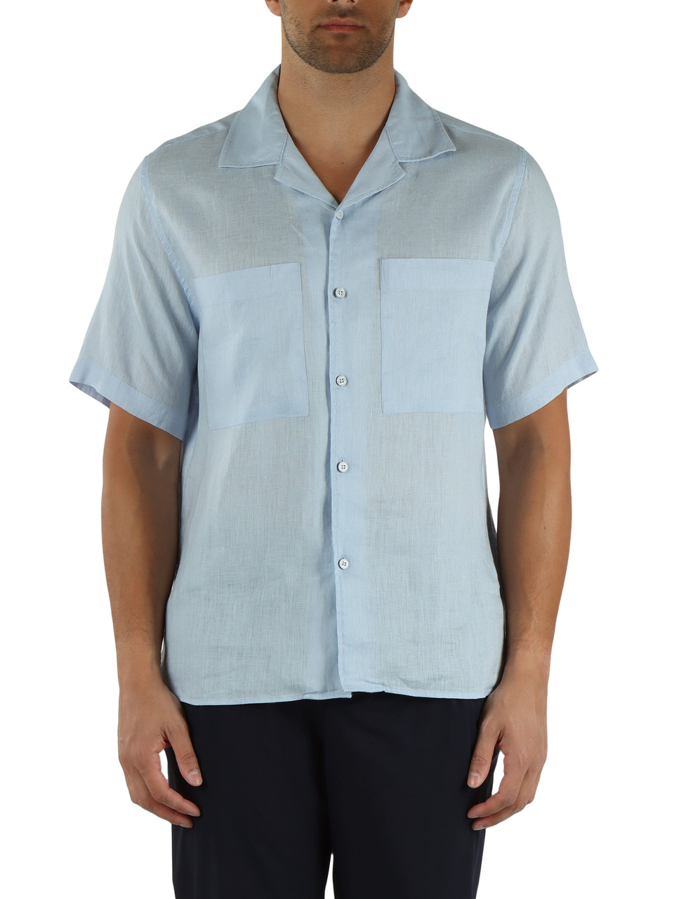 CELESTE | Camicia in lino HE1430007 Techno Sartorialist